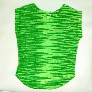 The North Face athletic crew neck tee green M